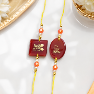 Customized Resin Rakhi